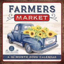 Load image into Gallery viewer, Browntrout Farmer's Market 2026 12 x 12 Wall Calendar