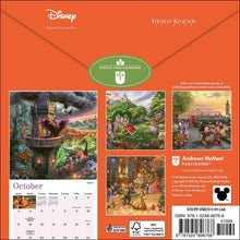 Load image into Gallery viewer, Andrews McMeel Disney Dreams Collection Thomas Kinkade 2026 7 x 7 Mini Calendar