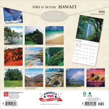 Load image into Gallery viewer, Browntrout Hawaii Wild & Scenic 2026 12 x 12 Wall Calendar