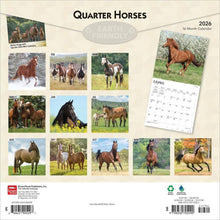 Load image into Gallery viewer, Browntrout Quarter Horses 2026 12 x 12 Wall Calendar