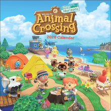 Load image into Gallery viewer, Harry Abrams Animal Crossing: New Horizons 12x12 2026 Wall Calendar