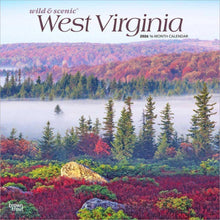 Load image into Gallery viewer, Browntrout West Virginia Wild & Scenic 2026 12 x 12 Wall Calendar