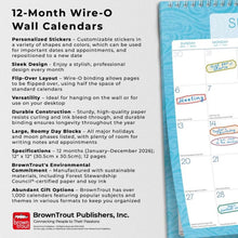 Load image into Gallery viewer, Browntrout Seaside Currents 2026 12 x 12 Wire-O Wall Calendar