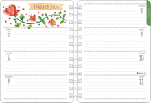 Load image into Gallery viewer, Amber Lotus Meera Lee Patel 2026 Weekly Planner Calendar