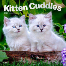 Load image into Gallery viewer, Browntrout Kitten Cuddles 2026 12 x 12 Wall Calendar