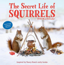 Load image into Gallery viewer, Workman Secret Life of Squirrels 2026 Mini Calendar