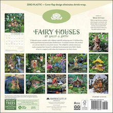 Load image into Gallery viewer, Amber Lotus Fairy Houses 12x12 2026 Wall Calendar