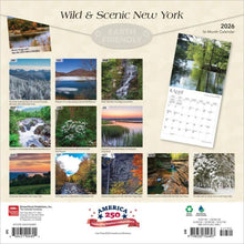 Load image into Gallery viewer, Browntrout New York Wild & Scenic 2026 12 x 12 Wall Calendar