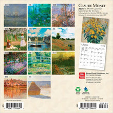 Load image into Gallery viewer, Browntrout Claude Monet 2026 7 x 7 Mini Calendar
