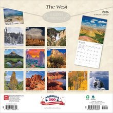 Load image into Gallery viewer, Browntrout The West 2026 12 x 12 Wall Calendar