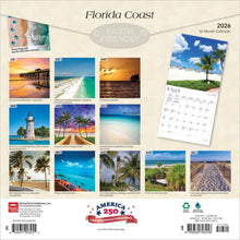 Load image into Gallery viewer, Browntrout Florida Coast 2026 12 x 12 Wall Calendar