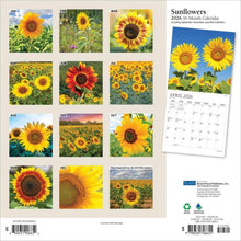 Load image into Gallery viewer, Browntrout Sunflowers 2026 12 x 12 Wall Calendar