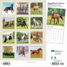 Load image into Gallery viewer, Browntrout Magnificent Horses 2026 12 x 12 Wall Calendar