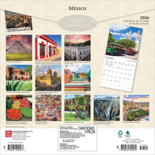 Load image into Gallery viewer, Browntrout Mexico 2026 12 x 12 Wall Calendar