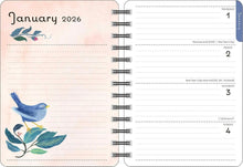 Load image into Gallery viewer, Amber Lotus Flora & Fauna 2026 Weekly Planner Calendar