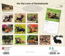 Load image into Gallery viewer, Browntrout For the Love of Dachshunds 2026 14 x 12 Wall Calendar