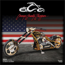 Load image into Gallery viewer, Browntrout Orange County Choppers OFFICIAL 2026 12 x 12 Wall Calendar