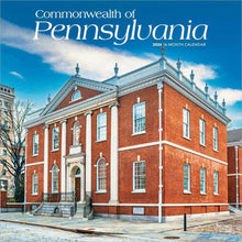 Load image into Gallery viewer, Browntrout Commonwealth of Pennsylvania 2026 12 x 12 Wall Calendar
