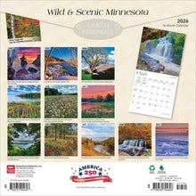 Load image into Gallery viewer, Browntrout Minnesota Wild & Scenic 2026 12 x 12 Wall Calendar