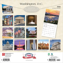 Load image into Gallery viewer, Browntrout Washington D.C. 2026 12 x 12 Wall Calendar