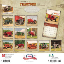 Load image into Gallery viewer, Browntrout Vintage Tractors 2026 12 x 12 Wall Calendar