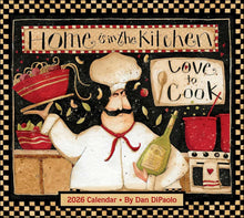 Load image into Gallery viewer, Andrews McMeel Home is in the Kitchen 2026 Deluxe Wall Calendar