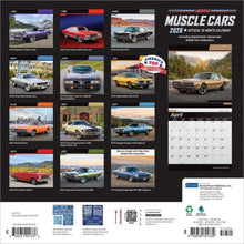 Load image into Gallery viewer, Browntrout American Muscle Cars OFFICIAL 2026 12 x 12 Wall Calendar