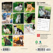 Load image into Gallery viewer, Browntrout Cat Lovers 2026 7 x 7 Mini Calendar