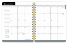Load image into Gallery viewer, Browntrout Black Solid 2026 6 x 7.75 Inch Weekly Desk Planner
