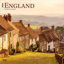 Load image into Gallery viewer, Browntrout England 2026 12 x 12 Wall Calendar