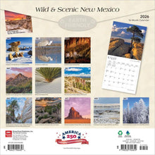 Load image into Gallery viewer, Browntrout New Mexico Wild & Scenic 2026 12 x 12 Wall Calendar