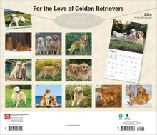 Load image into Gallery viewer, Browntrout For the Love of Golden Retrievers 2026 14 x 12 Wall Calendar
