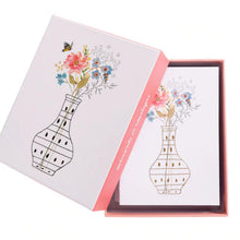 Load image into Gallery viewer, Graphique Blooming Vases Assorted Boxed Card 20ct