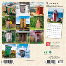 Load image into Gallery viewer, Browntrout Outhouses 2026 7 x 7 Mini Calendar