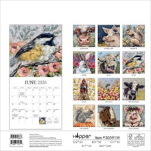 Load image into Gallery viewer, Browntrout Barnyard Friends 2026 12 x 12 Wall Calendar