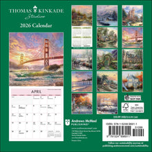 Load image into Gallery viewer, Andrews McMeel Thomas Kinkade Studios 2026 7 x 7 Mini Calendar