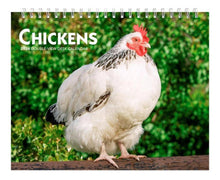Load image into Gallery viewer, Browntrout Chickens 2026 Double-View Easel Desk Calendar