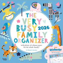 Load image into Gallery viewer, Browntrout The Very Busy Family Organizer 2026 12 x 12 Wall Calendar