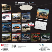 Load image into Gallery viewer, Browntrout Ram Trucks OFFICIAL 2026 12 x 12 Wall Calendar