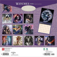 Load image into Gallery viewer, Browntrout Witches Alchemy OFFICIAL 2026 12 x 12 Wall Calendar
