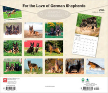 Load image into Gallery viewer, Browntrout For the Love of German Shepherds 2026 14 x 12 Wall Calendar