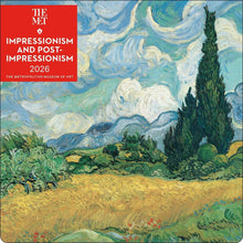 Load image into Gallery viewer, Harry Abrams Impressionism and Post-Impressionism 12x12 2026 Wall Calendar