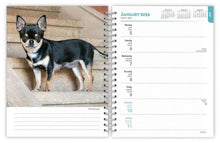 Load image into Gallery viewer, Browntrout Chihuahuas 2026 6 x 7.75 Weekly Engagement Planner