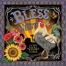 Load image into Gallery viewer, Browntrout Bless This Nest 2026 12 x 12 Wall Calendar