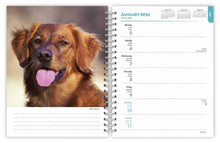 Load image into Gallery viewer, Browntrout Golden Retrievers 2026 6 x 7.75 Weekly Engagement Planner