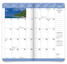 Load image into Gallery viewer, Browntrout Tropical Islands 2026-2027 Two Year Monthly Pocket Planner