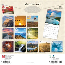 Load image into Gallery viewer, Browntrout Motivation 2026 12 x 12 Wall Calendar