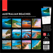 Load image into Gallery viewer, Browntrout Australian Beaches 2026 12 x 12 Wall Calendar