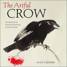 Load image into Gallery viewer, Amber Lotus The Artful Crow 12x12 2026 Wall Calendar