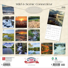 Load image into Gallery viewer, Browntrout Connecticut Wild & Scenic 2026 12 x 12 Wall Calendar